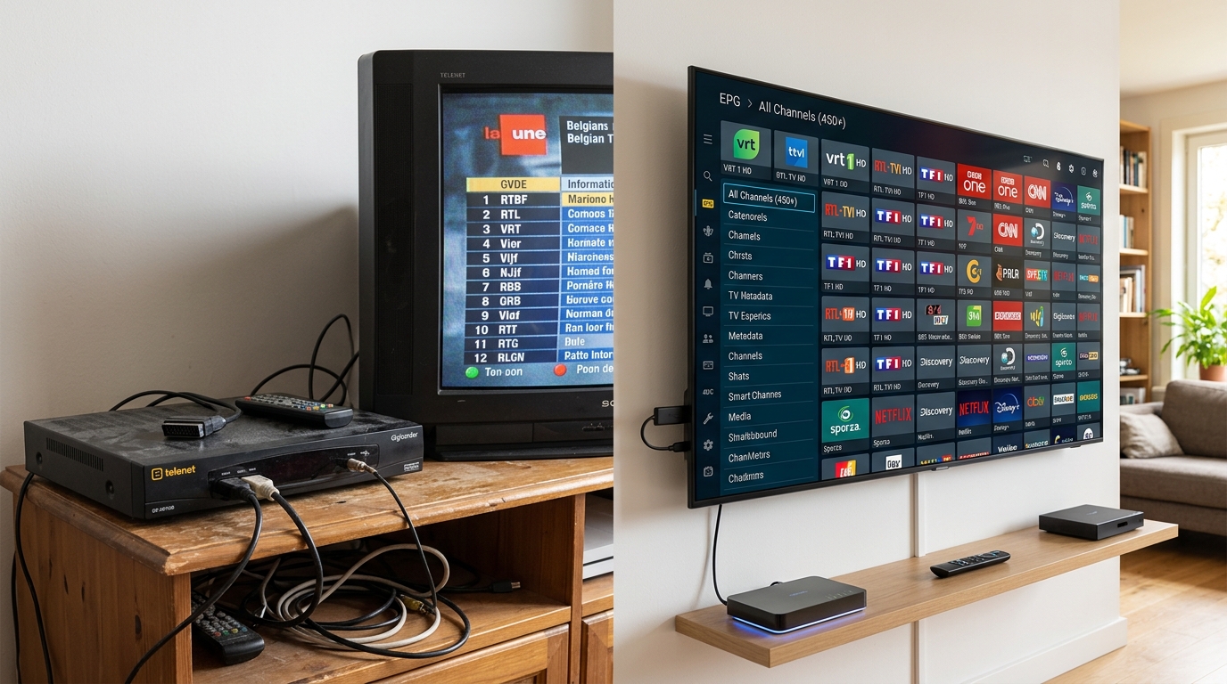 Comparatif IPTV Charleroi vs VOO et Telenet en Belgique