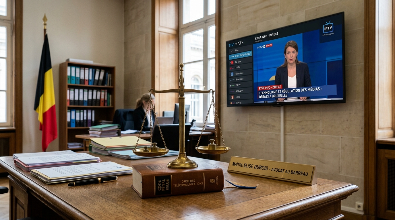 Guide IPTV legal Belgique sur television avec chaines belges, sport et informations sur les droits de diffusion